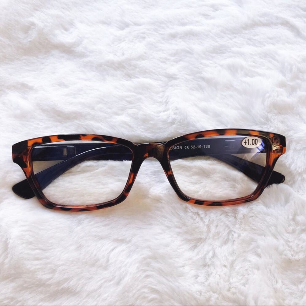 Alek Brown Pattern Reader Blue Light Glasses
